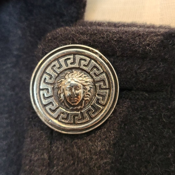 Gianni Versace Men's vintage wool coat XL - Picture 3 of 15